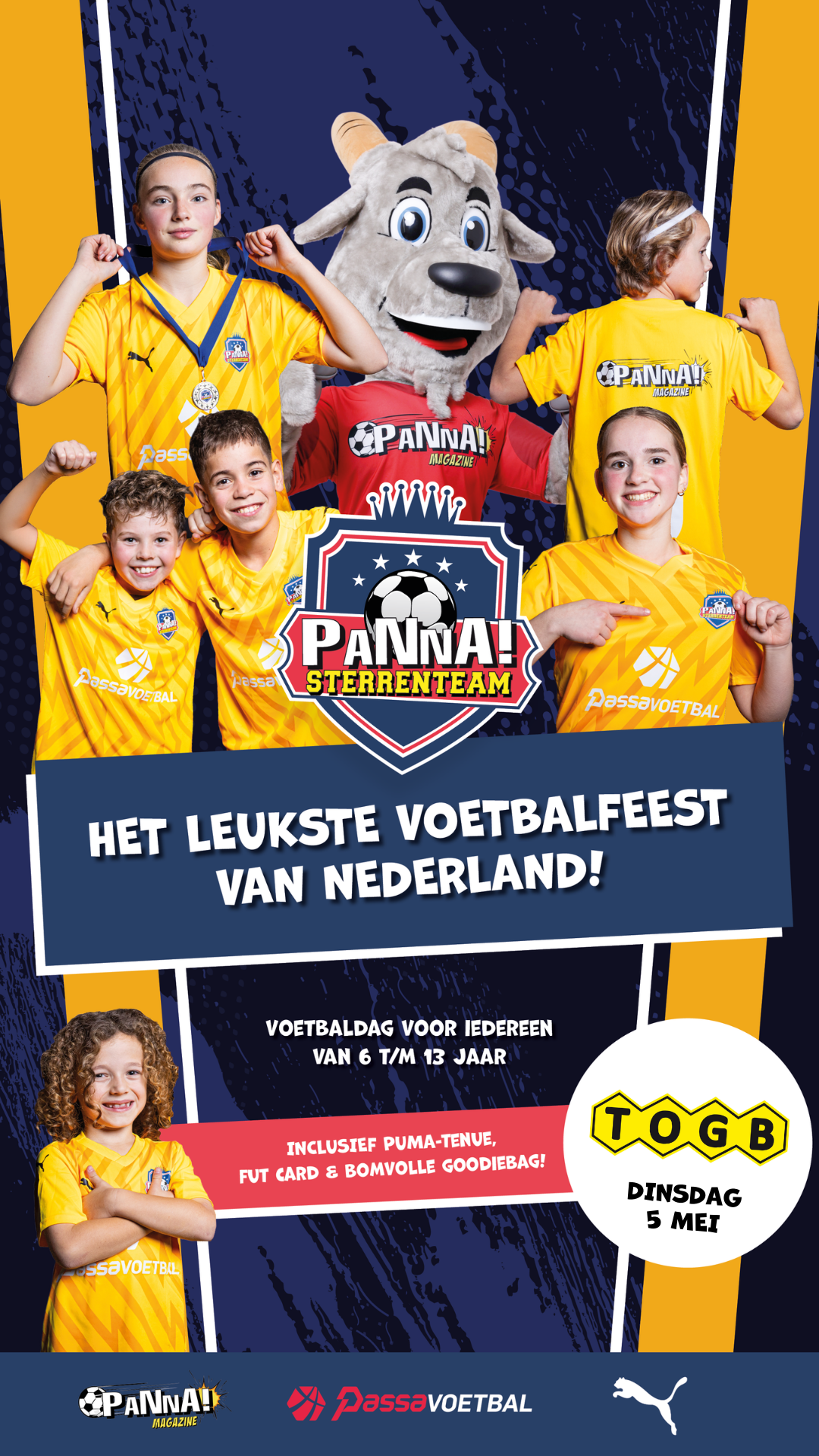 PANNA! Sterrenteam voetbaldag bij TOGB!