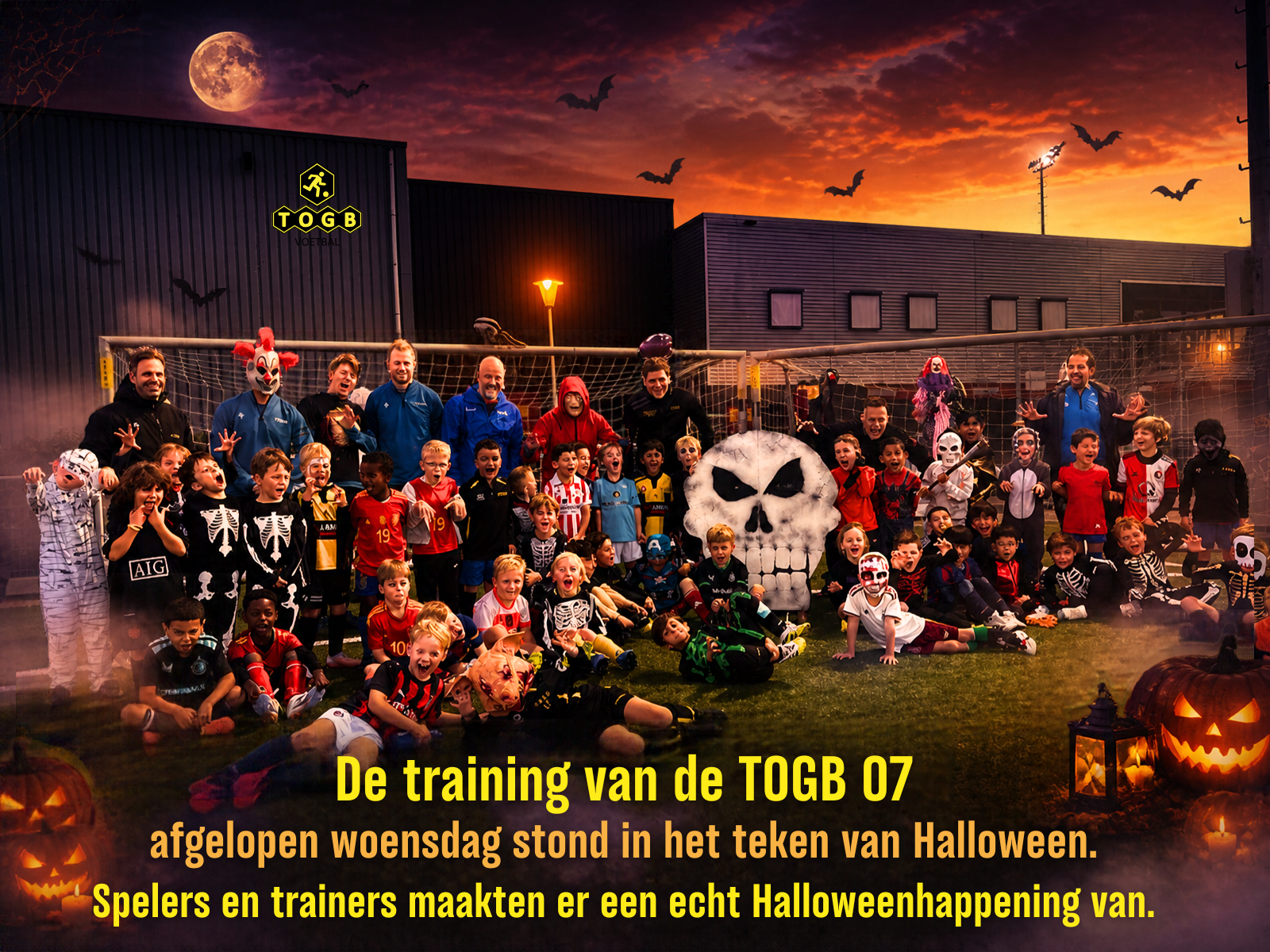 Halloween tijdens thematraining O7