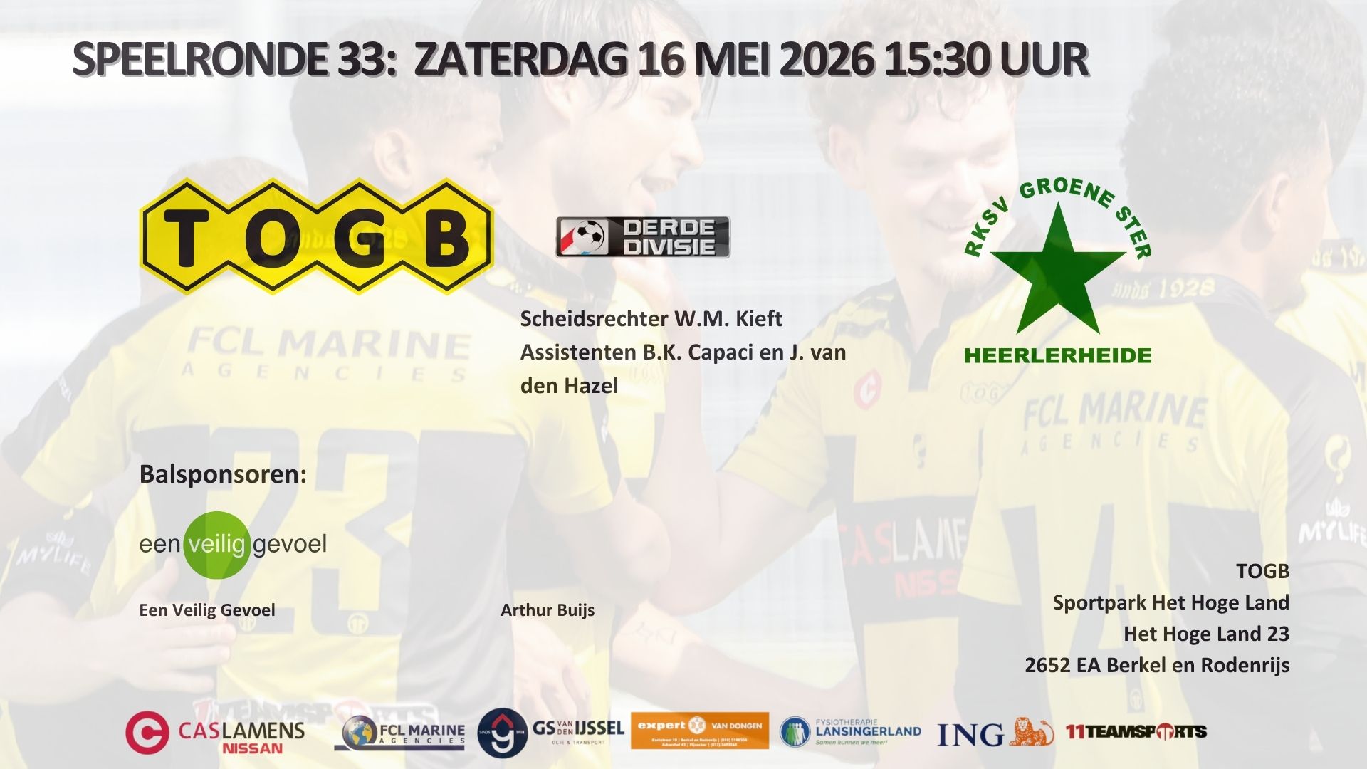 Voorbeschouwing TOGB - Groene Ster