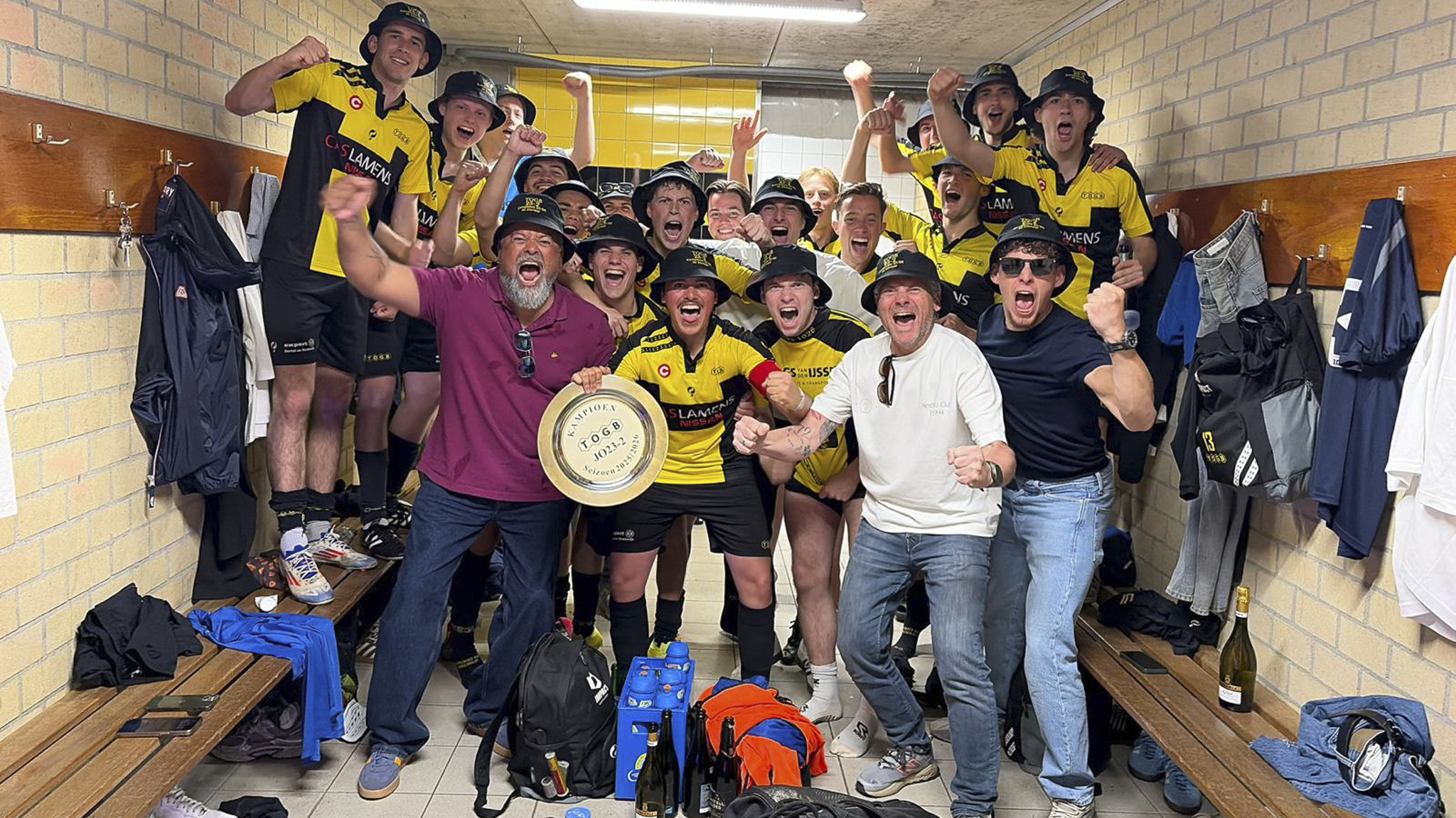 Kampioenen 2025-2026: TOGB O23-2, TOGB O16-2 en TOGB O13-7