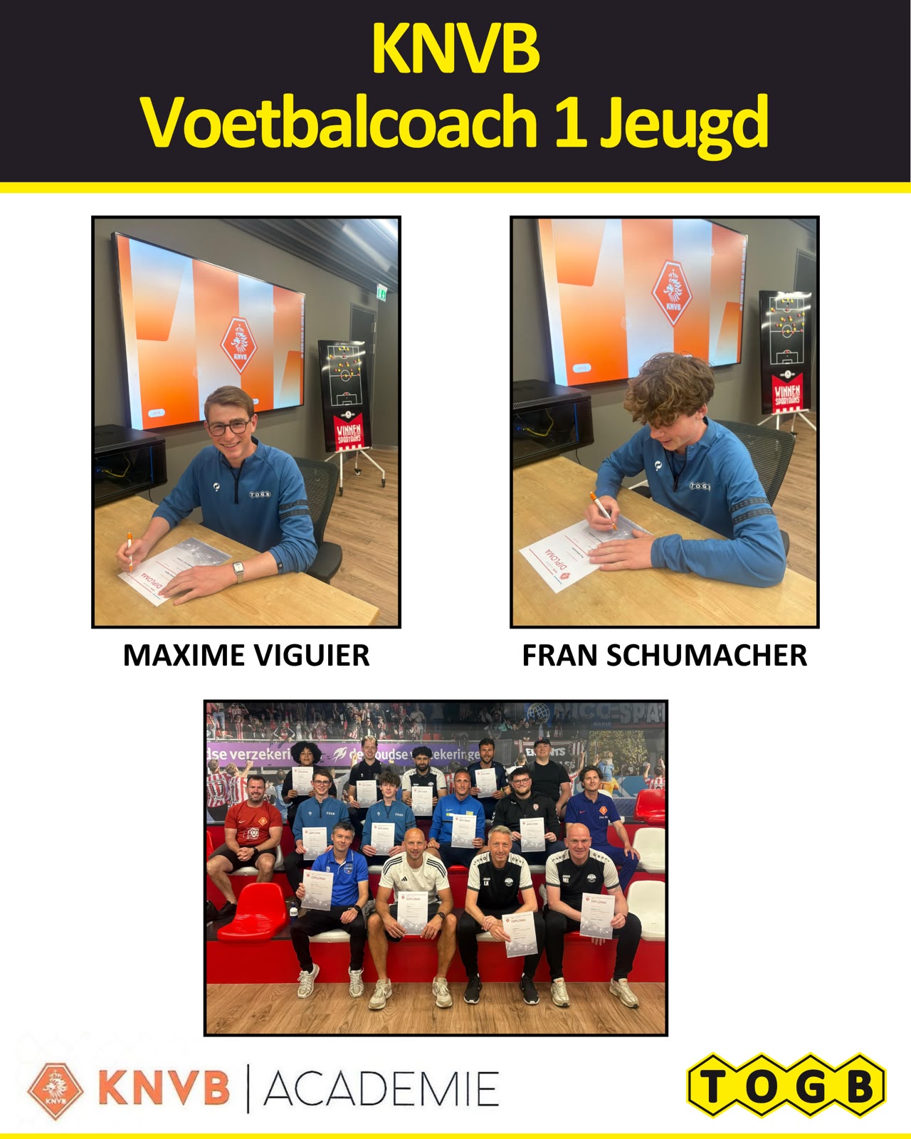 Trainers geslaagd!!!